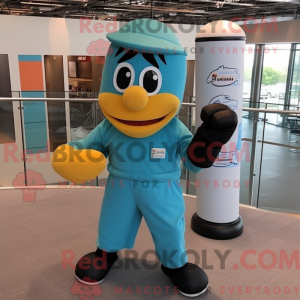 Teal Boxing Glove...
