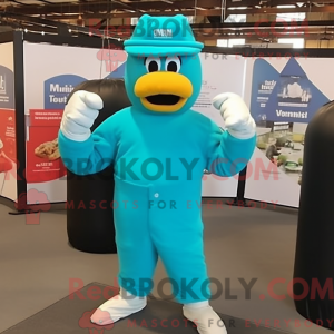 Teal Boxing Glove...