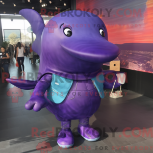Lilla pukkelhval maskot...
