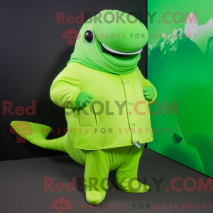 Lime Green Humpback Whale...