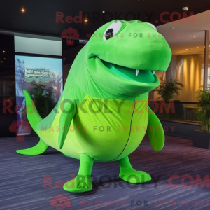 Lime Green Bultrug mascotte...