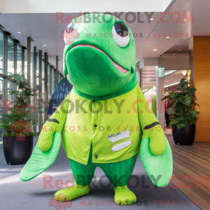 Limegrön pukkelhval...