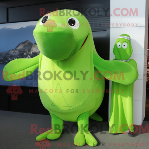 Lime Green Bultrug mascotte...