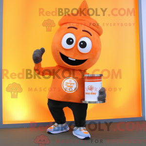 Oransje duftende stearinlys...