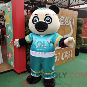 Cyan Dim Sum maskot kostume...