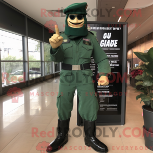 Forest Green Gi Joe máscara...
