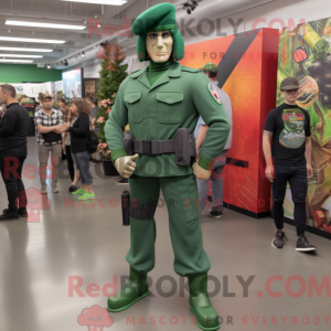 Forest Green Gi Joe maskot...