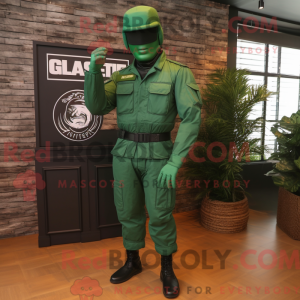Forest Green Gi Joe máscara...