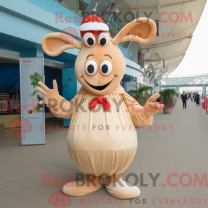 Beige Lobster mascot...