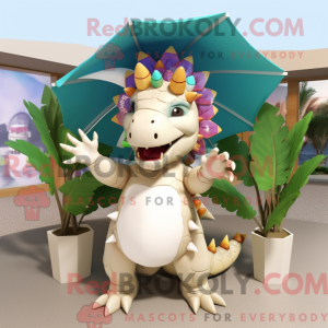Cream Stegosaurus...