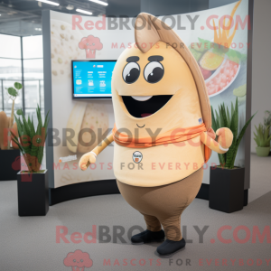 Tan Tacos mascot costume...