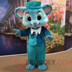 Turquoise slaapmuis...