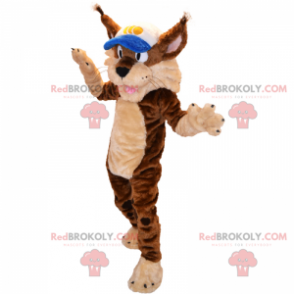 Mascotte animale - Lince con cappuccio - Redbrokoly.com