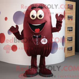 Maroon Moussaka maskot...