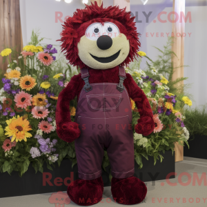 Maroon Bouquet Of Flowers...