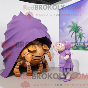 Purple Hermit Crab mascot...
