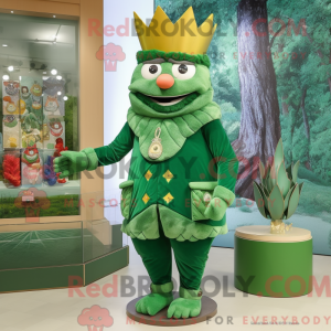 Forest Green King mascot...