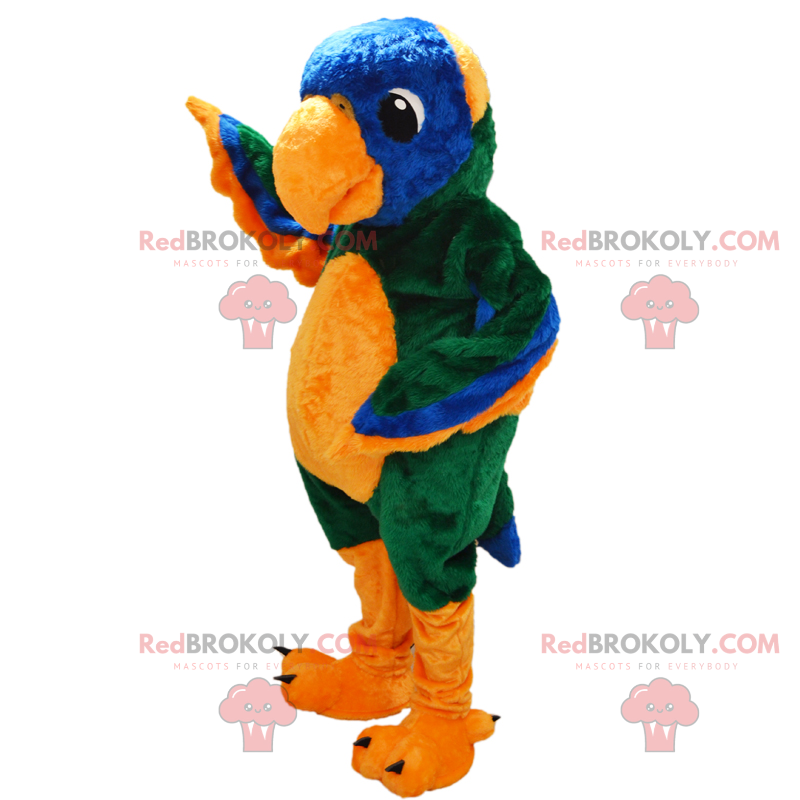 Mascote animal - papagaio - Redbrokoly.com