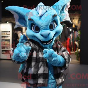 Cyan Gargoyle Maskottchen...