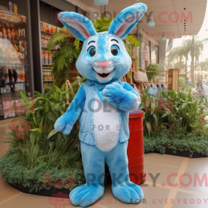 Sky Blue Wild Rabbit...