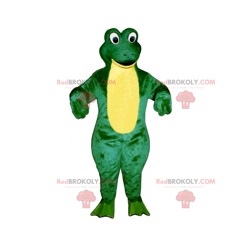 Vattenlevande djurmaskot - Groda - Redbrokoly.com