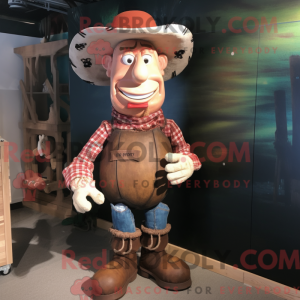 Cowboy maskot kostume...