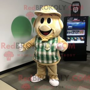 Beige Pot Of Gold mascot...