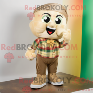 Beige Pot Of Gold maskot...
