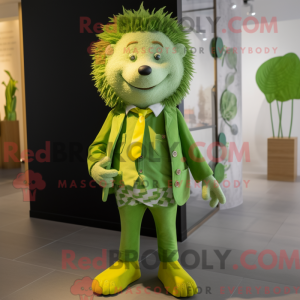 Postava maskota Lime Green...