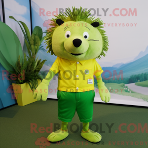 Lime Green Hedgehog...