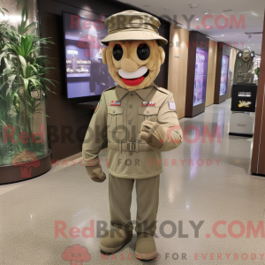 American Soldier maskot...