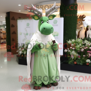 Groene Moose mascotte...