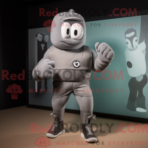 Personnage mascotte de gant...