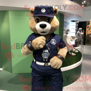 Navy Armbånd maskot kostyme...