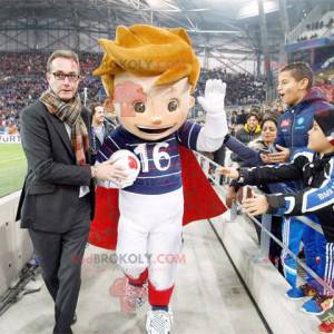 Euro 2016 voetballer jongen mascotte - Redbrokoly.com