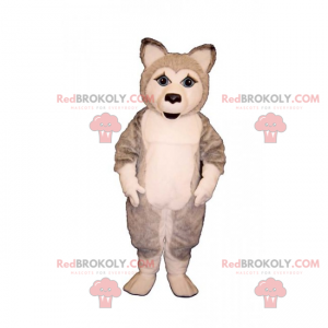 Eisscholle Tier Maskottchen - Husky Welpe - Redbrokoly.com