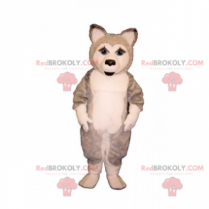 Zvířecí maskot ledová kra - štěně husky - Redbrokoly.com