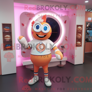 Peach Donut mascottekostuum...