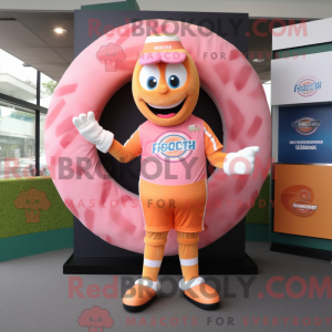 Peach Donut mascottekostuum...