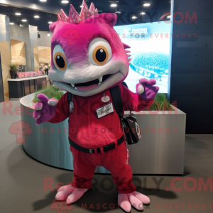 Magenta Cod Maskottchen...