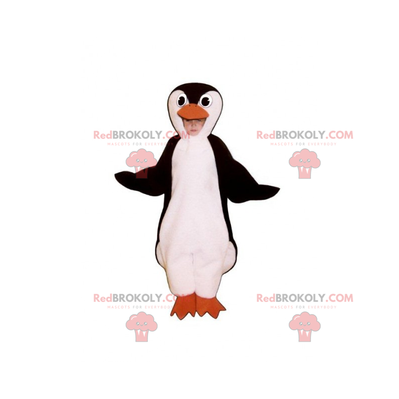 Dierlijke mascotte van ijsschots - Penguin - Redbrokoly.com