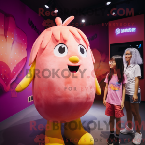 Pink Mango maskot kostume...