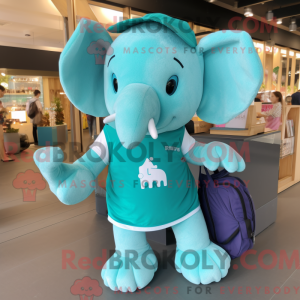 Máscara de elefante ciano...