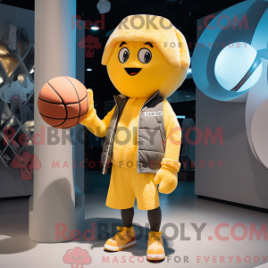 Gul Basketball Ball maskot...