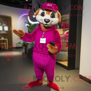 Magenta Meerkat máscara...