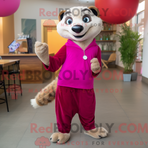 Magenta Meerkat máscara...