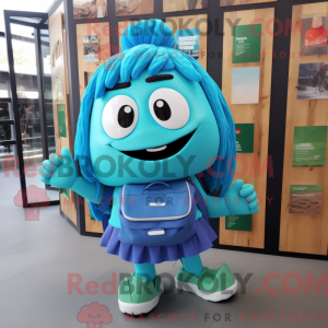 Turquoise Moussaka mascot...