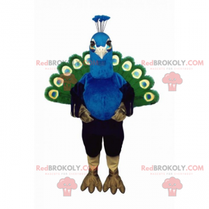 Farm animal mascot - Peacock - Redbrokoly.com