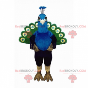 Mascotte boerderijdier - Pauw - Redbrokoly.com