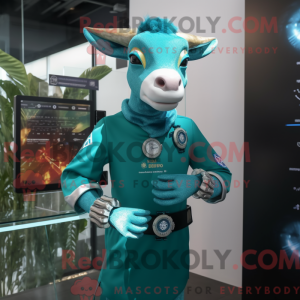 Disfraz de mascota Teal...
